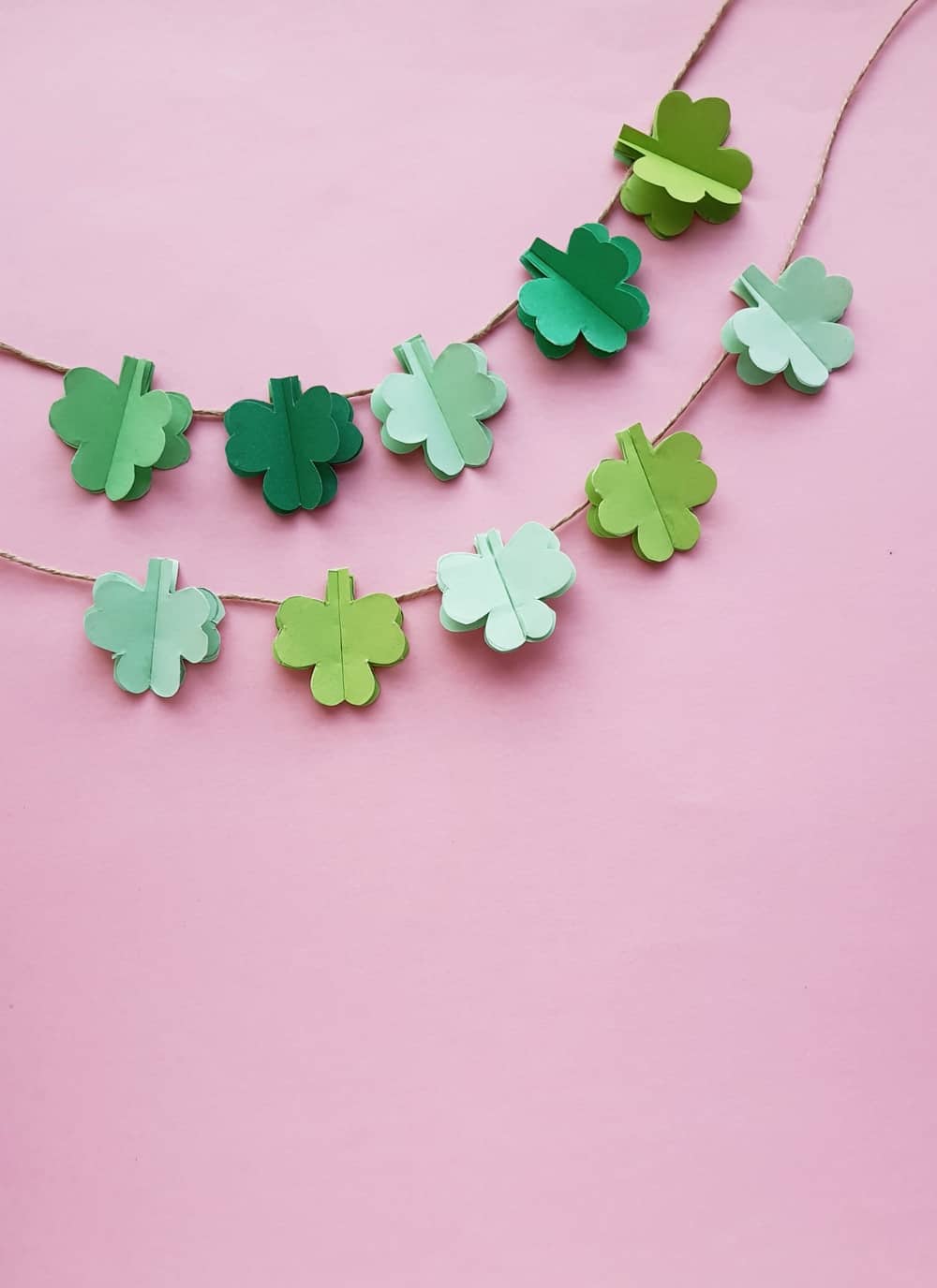 shamrock garland