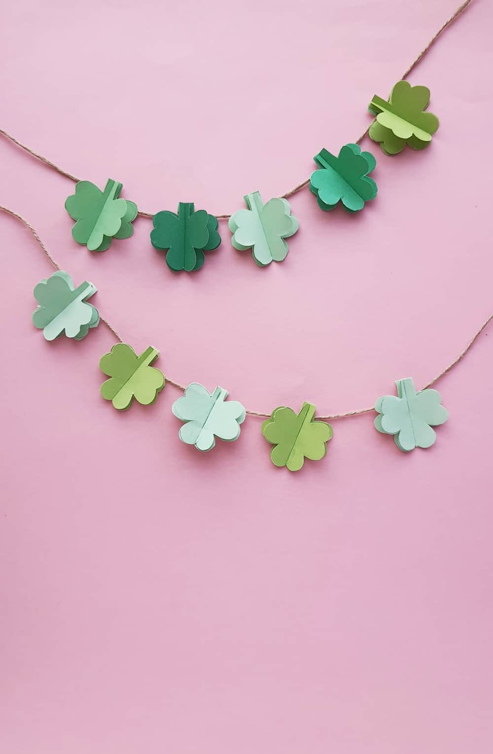 shamrock garland