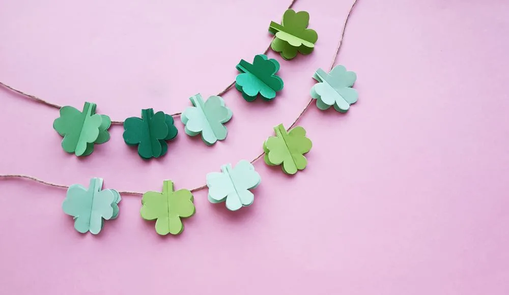 shamrock garland