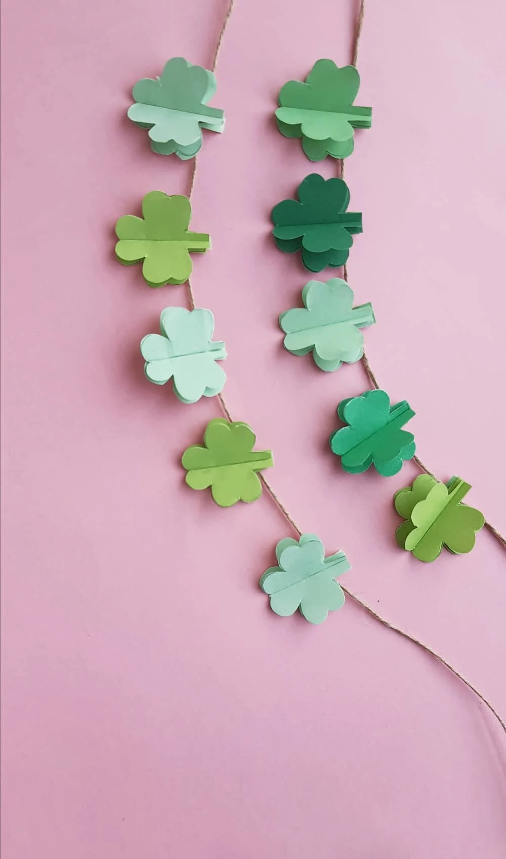 shamrock garland