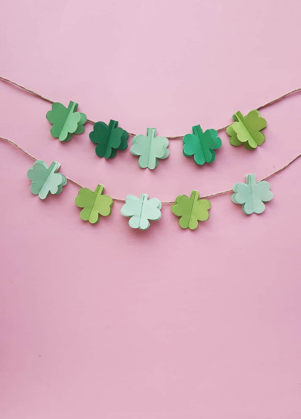 shamrock garland