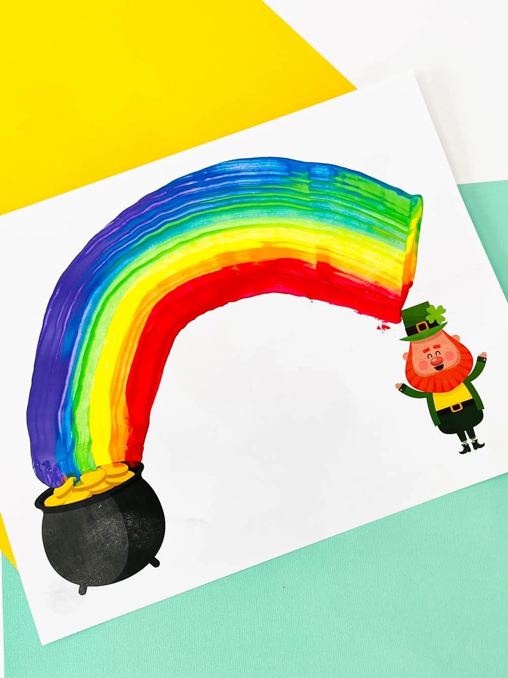 St. Patricks Rainbow Craft