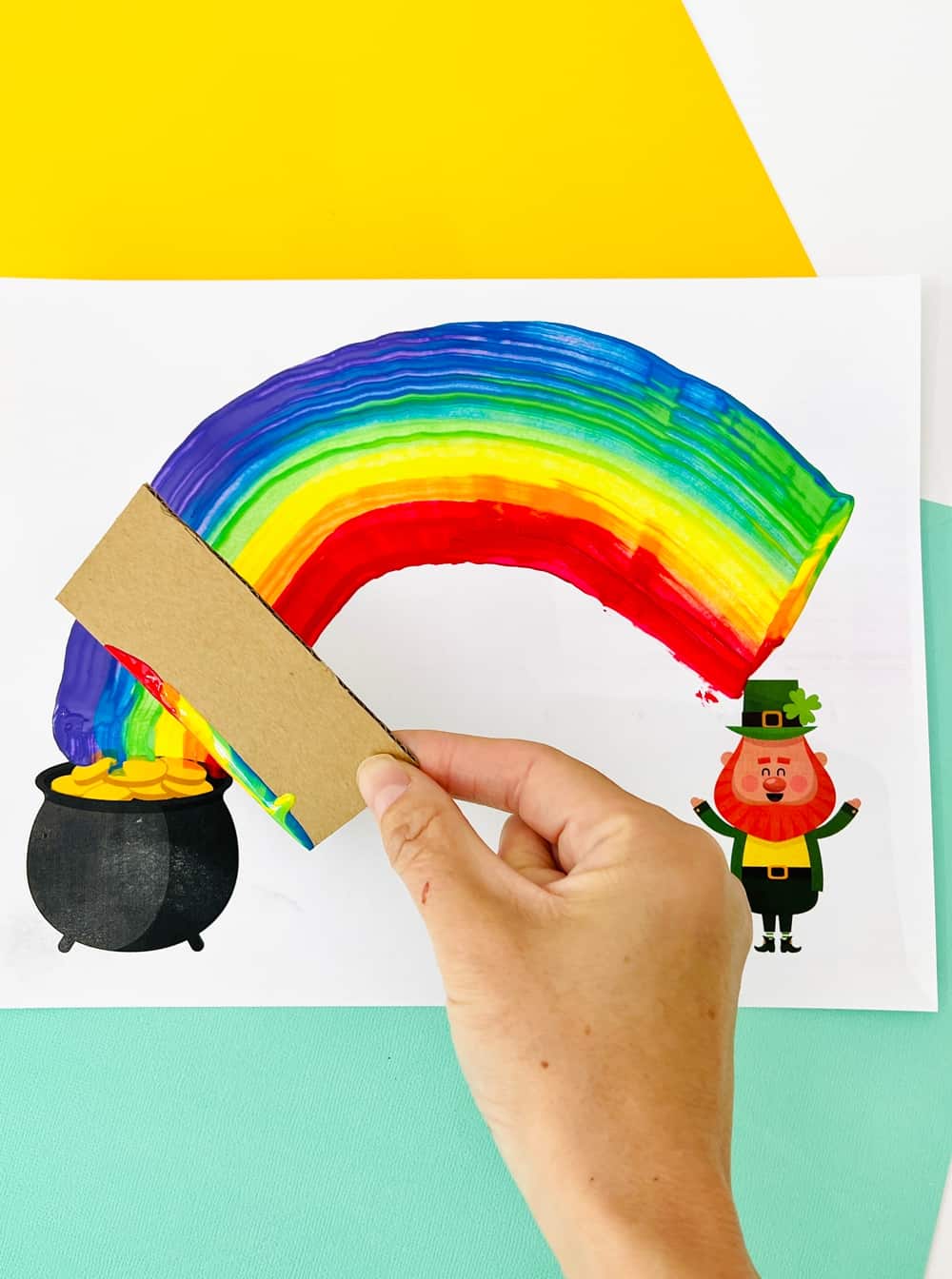 St. Patricks Rainbow Craft