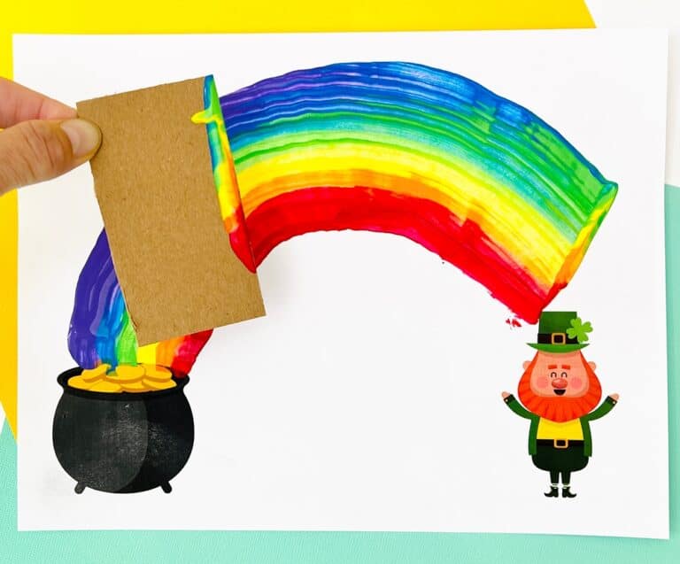 Make This Magical St. Patricks Rainbow Craft