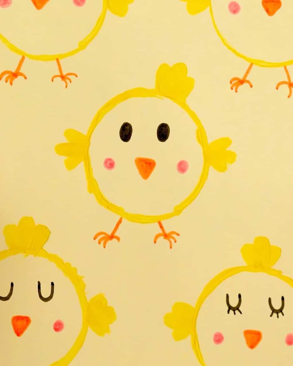 paper tube chick craft 