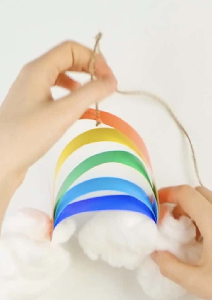 Rainbow Paper Cloud Craft