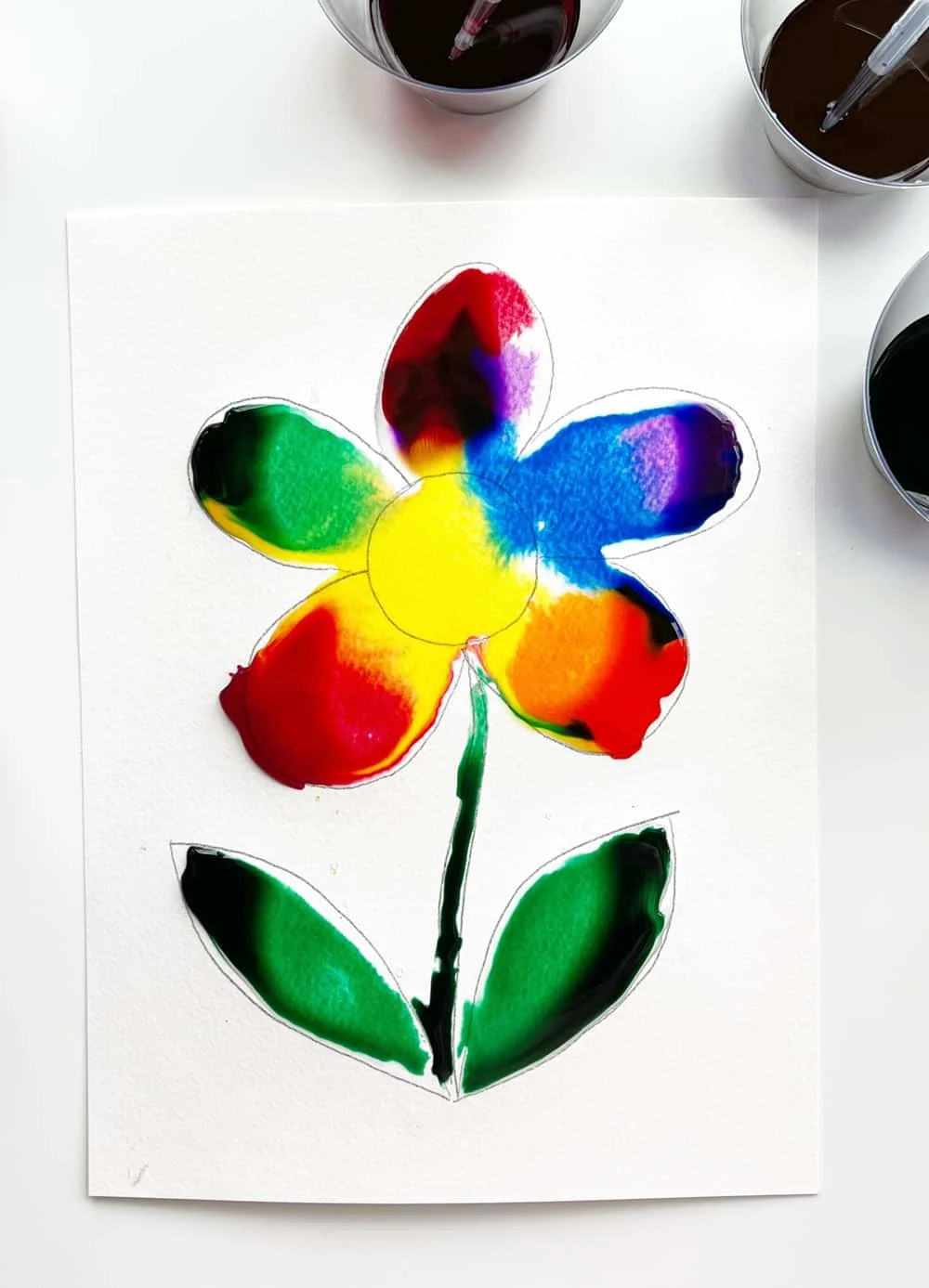 Watercolor Painting with Toddlers