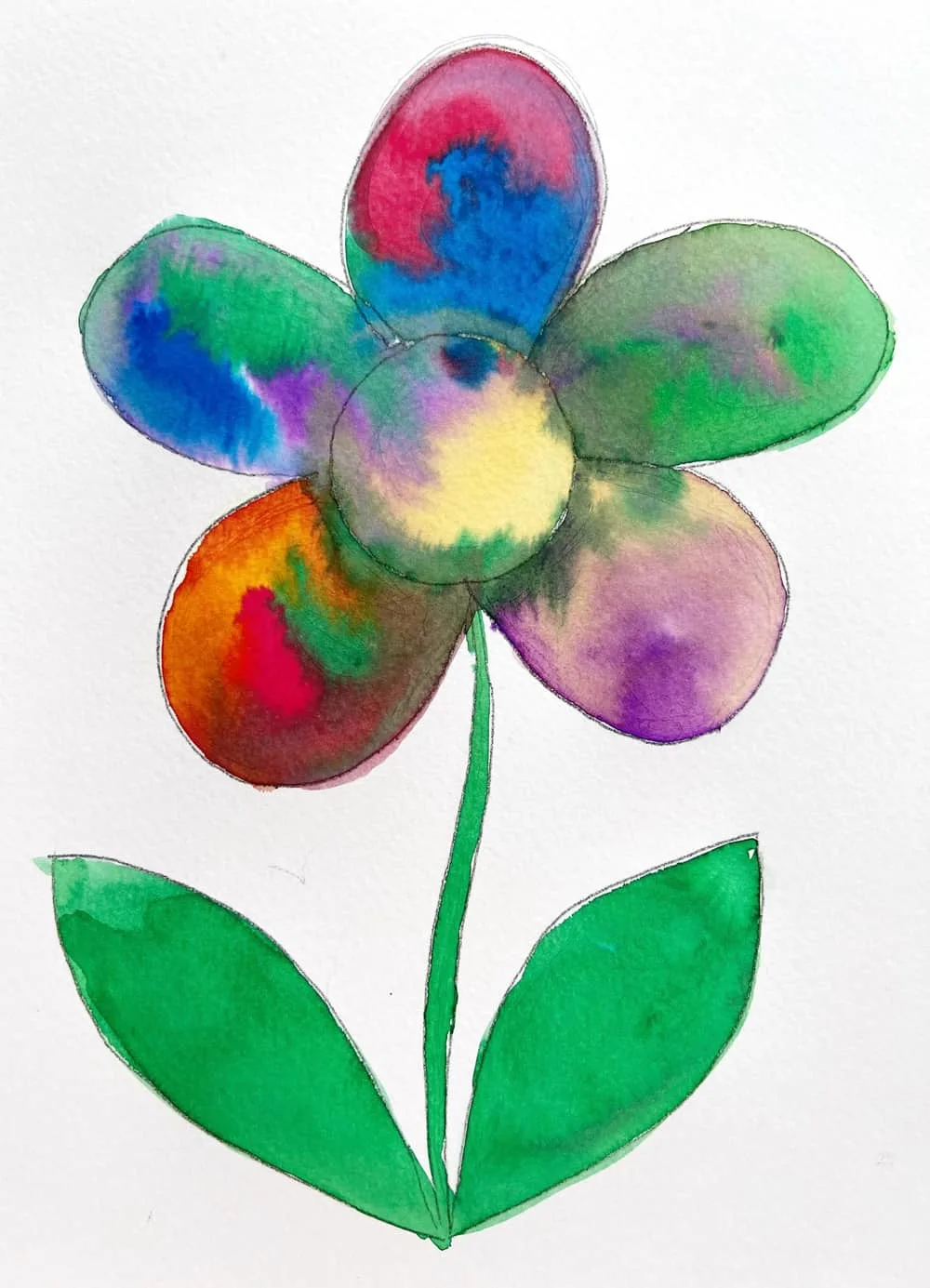 Easy Watercolor Flowers – debi riley