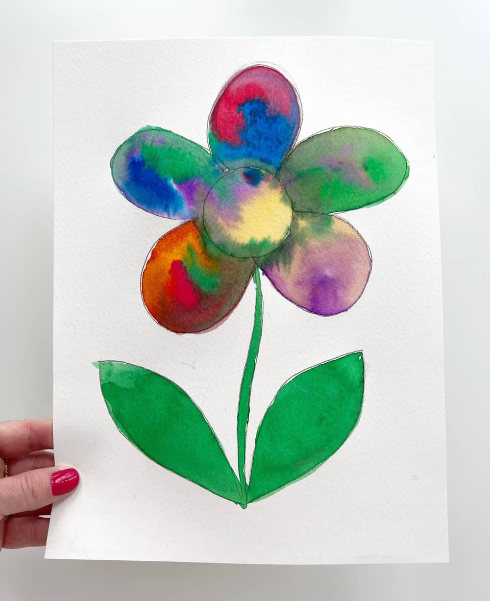 Easy Watercolor Painting For Kids