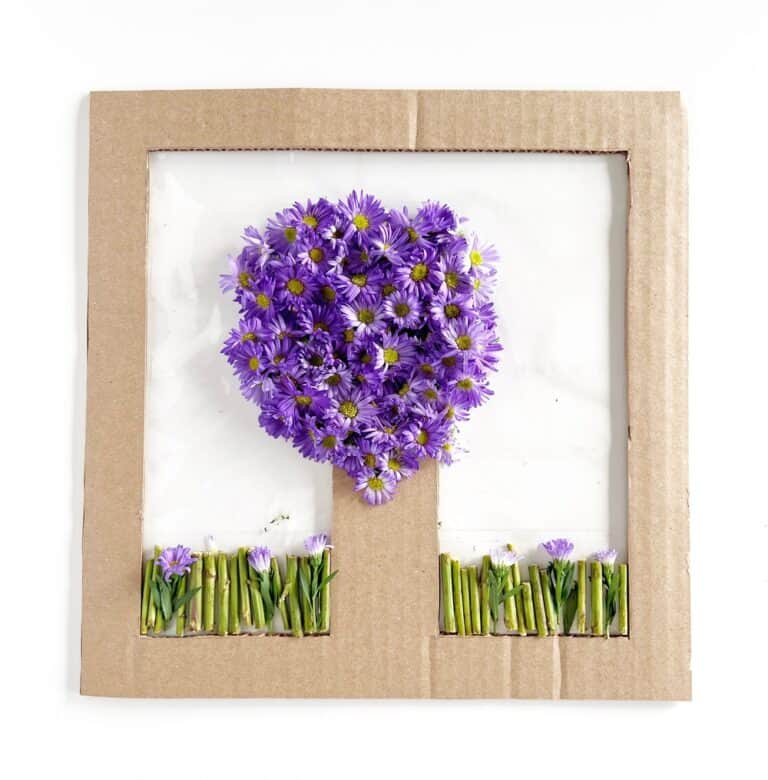 This Cardboard Flower Craft Is A Fun Spring Activity For Kids