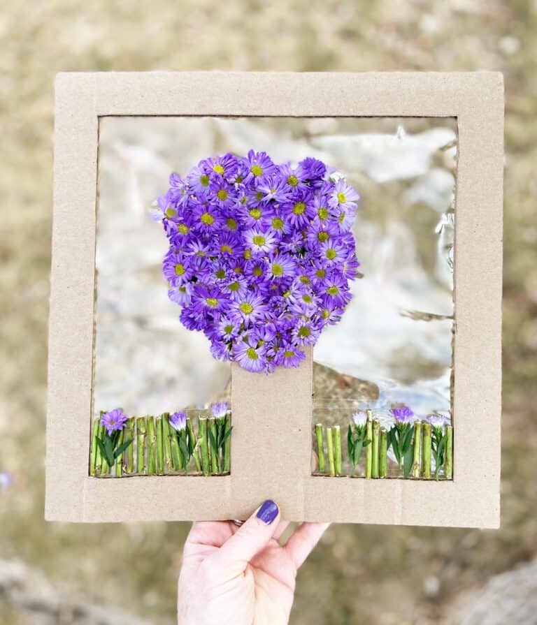 This Cardboard Flower Craft Is A Fun Spring Activity For Kids
