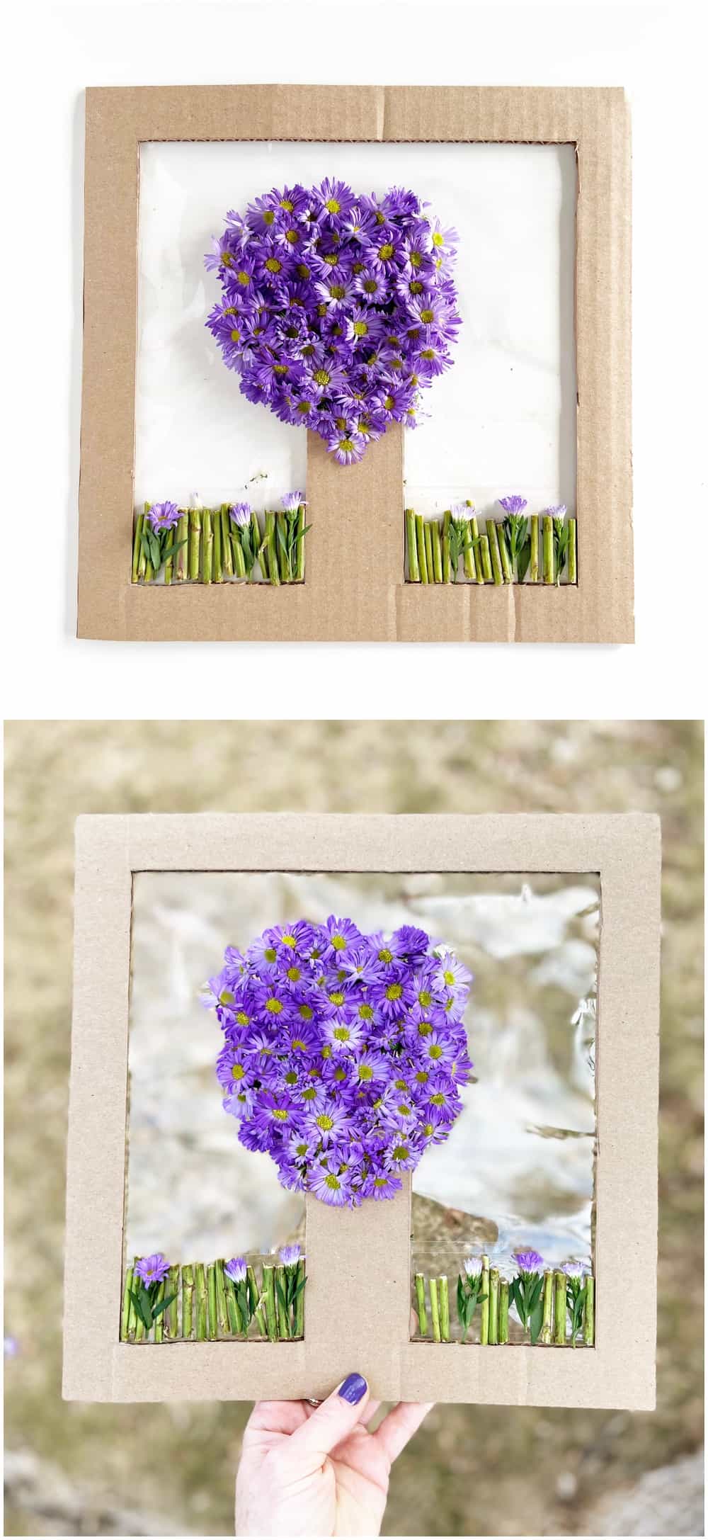 Cardboard Flower Craft