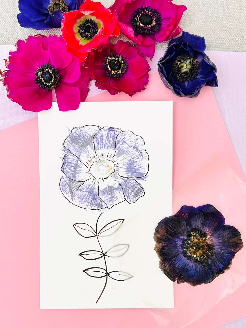 How to Make a Pressed Flower Card