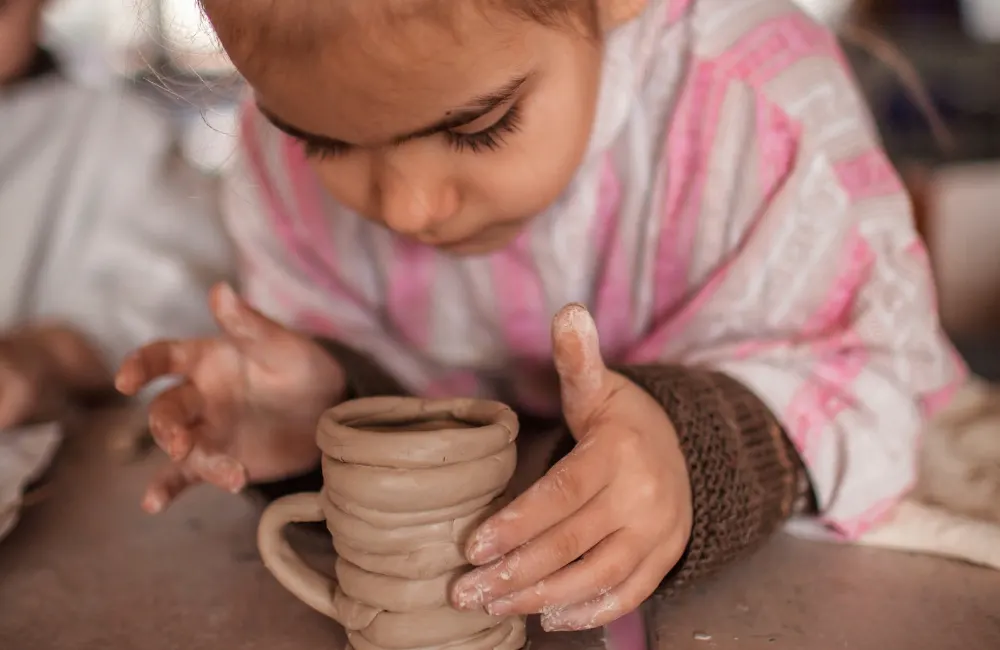 What Are Tips for Helping Kids Work with Clay?