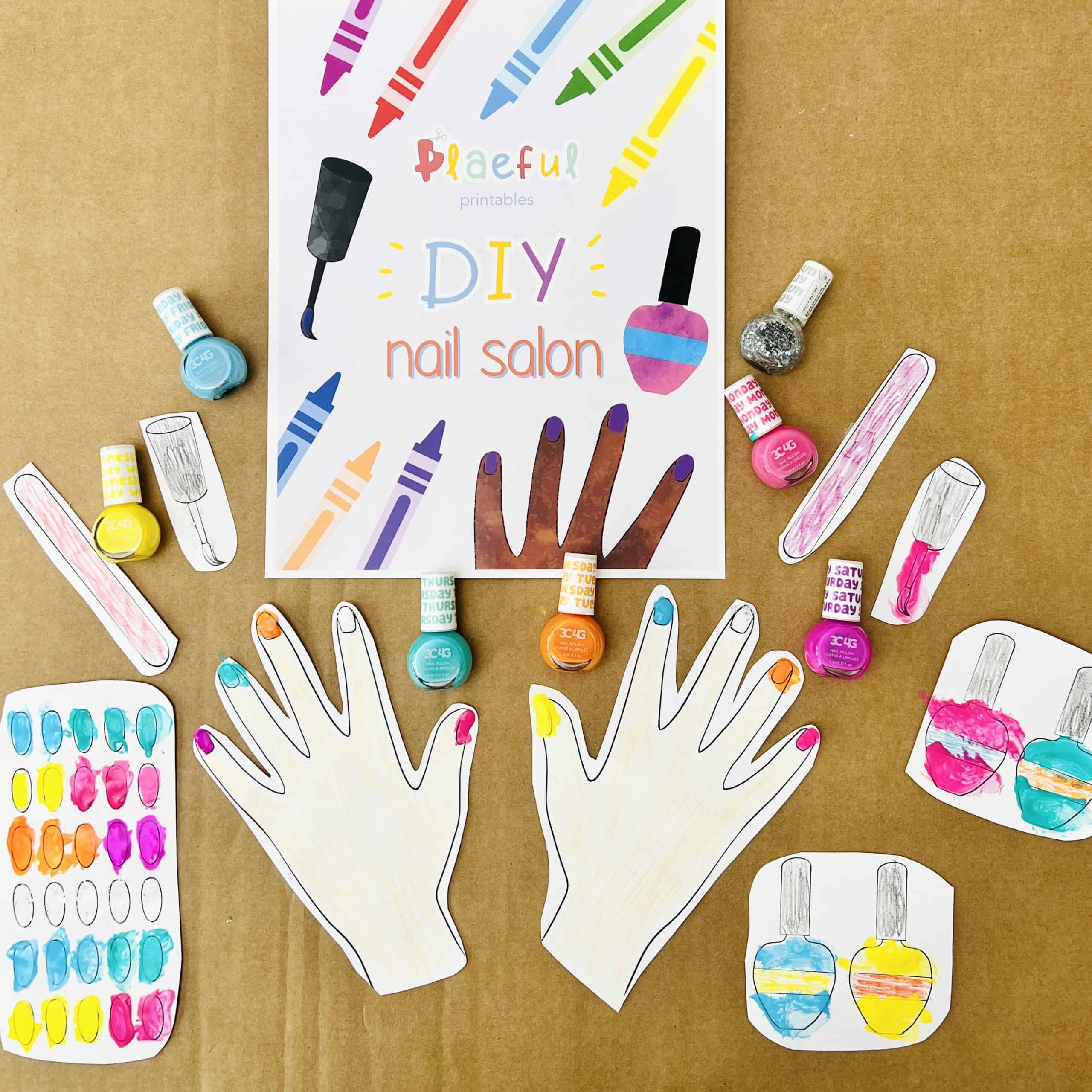 nail salon activity for kids