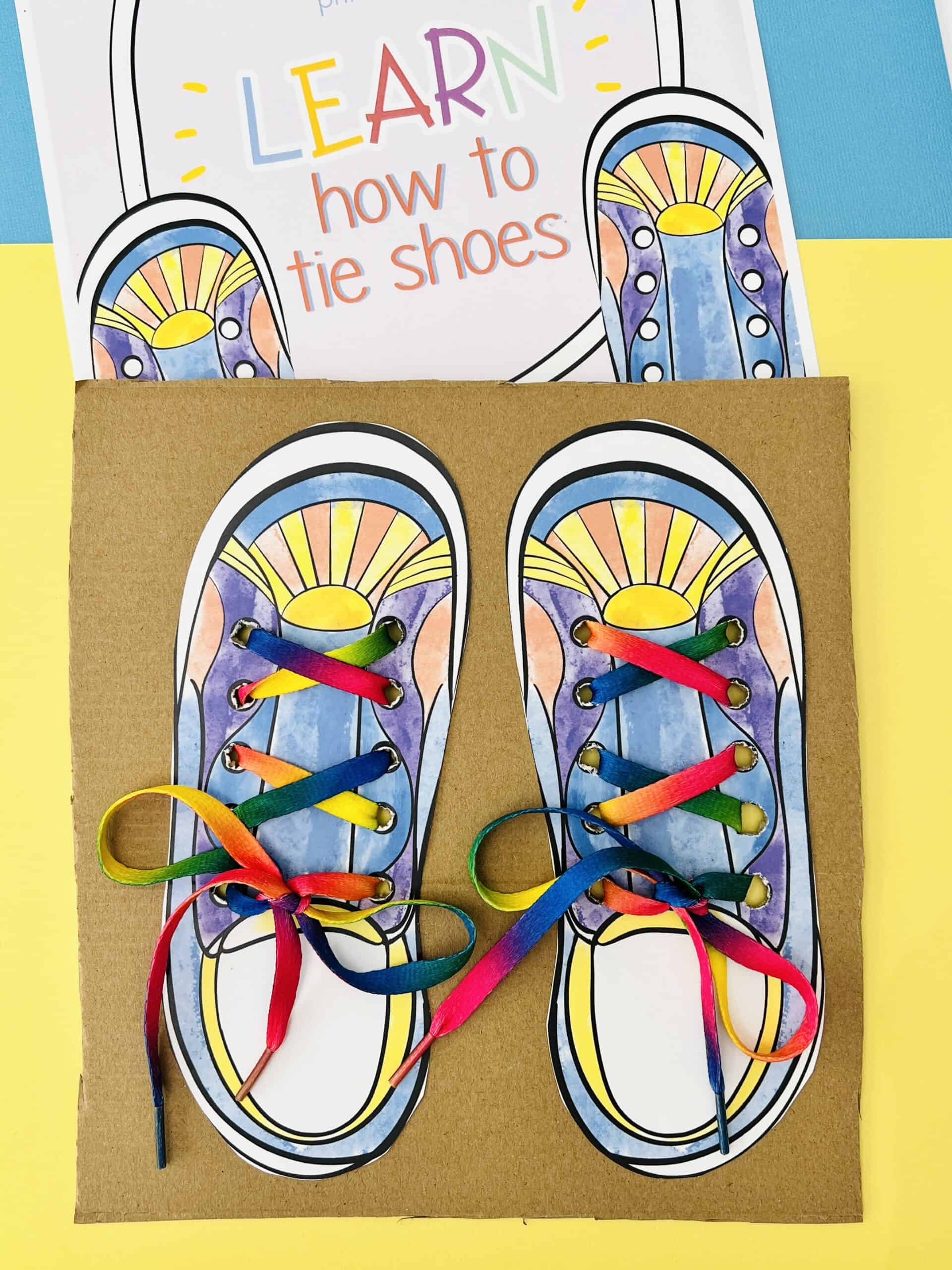 shoelace activity for kids