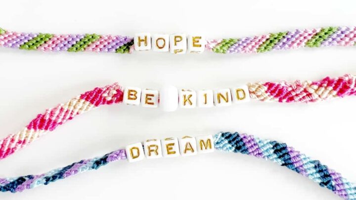 Candy Stripe Friendship Bracelet - Etsy
