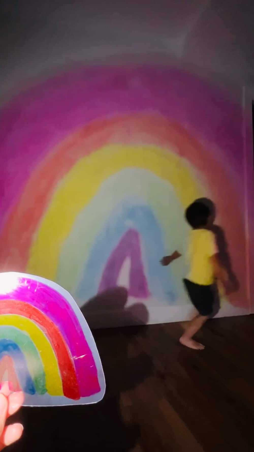 DIY Giant Rainbow Projector