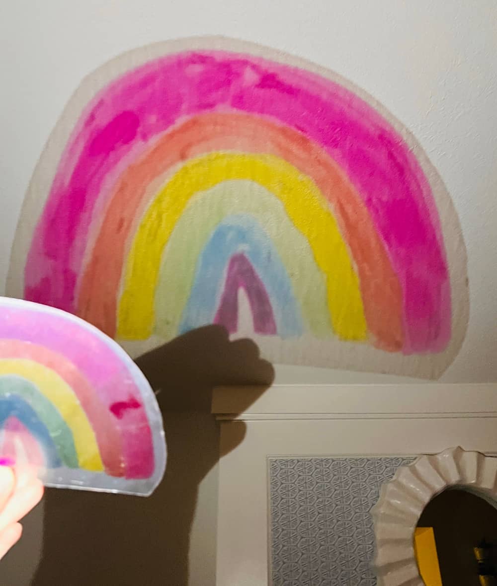 DIY Giant Rainbow Projector