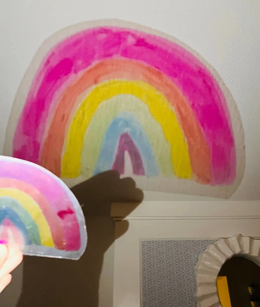 DIY Giant Rainbow Projector