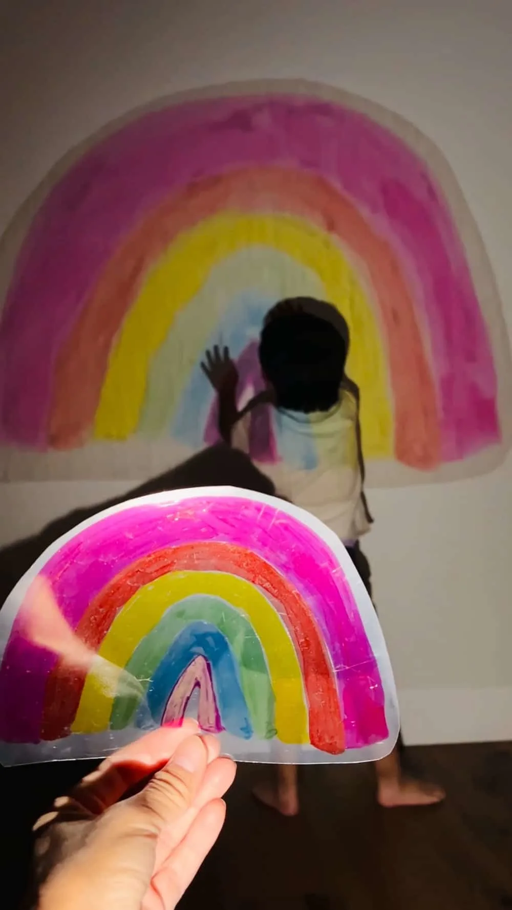 DIY Giant Rainbow Projector