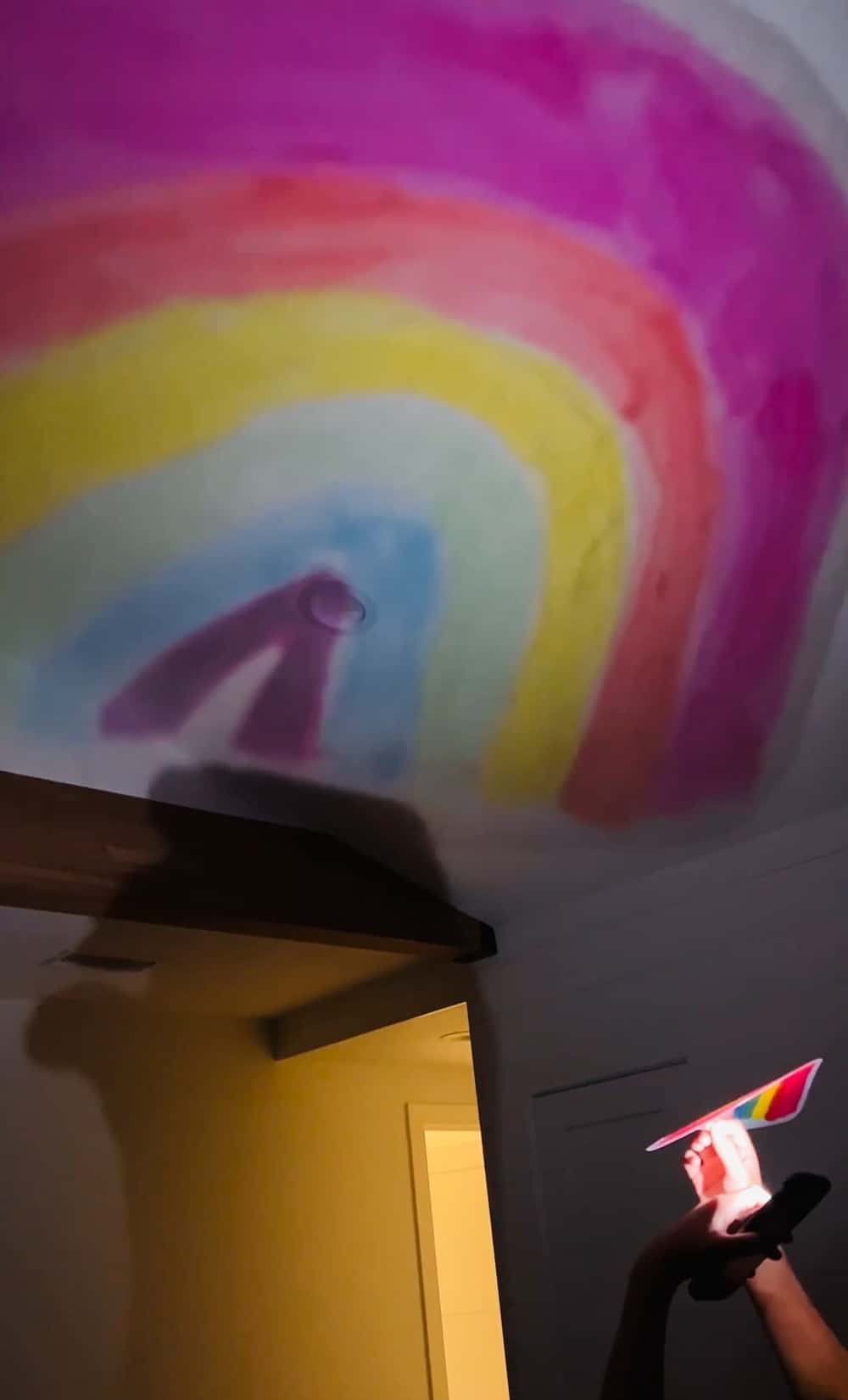 DIY Giant Rainbow Projector