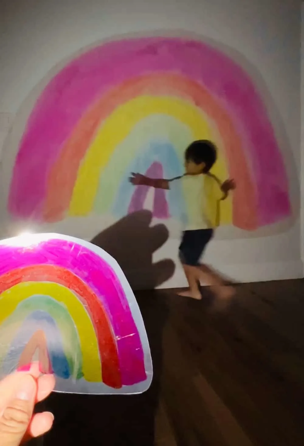 DIY Giant Rainbow Projector