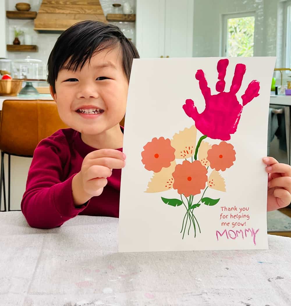 Mother's Day Handprint Art