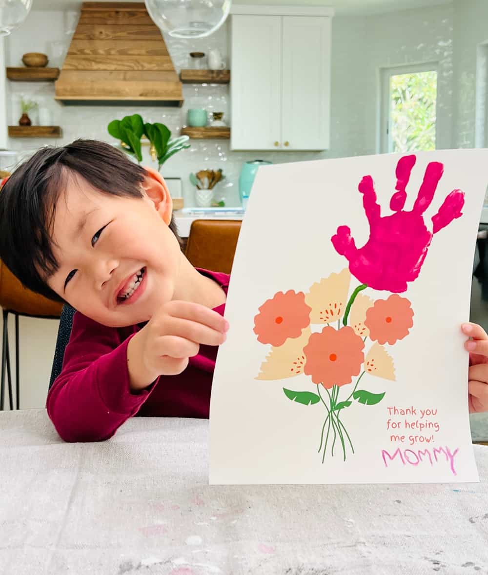 Mother's Day Handprint Art