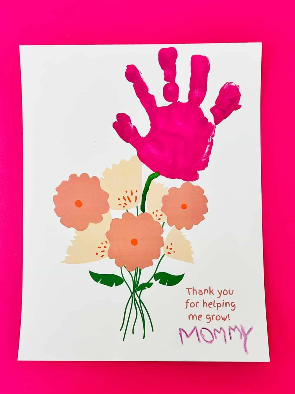 Mother's Day Handprint Art