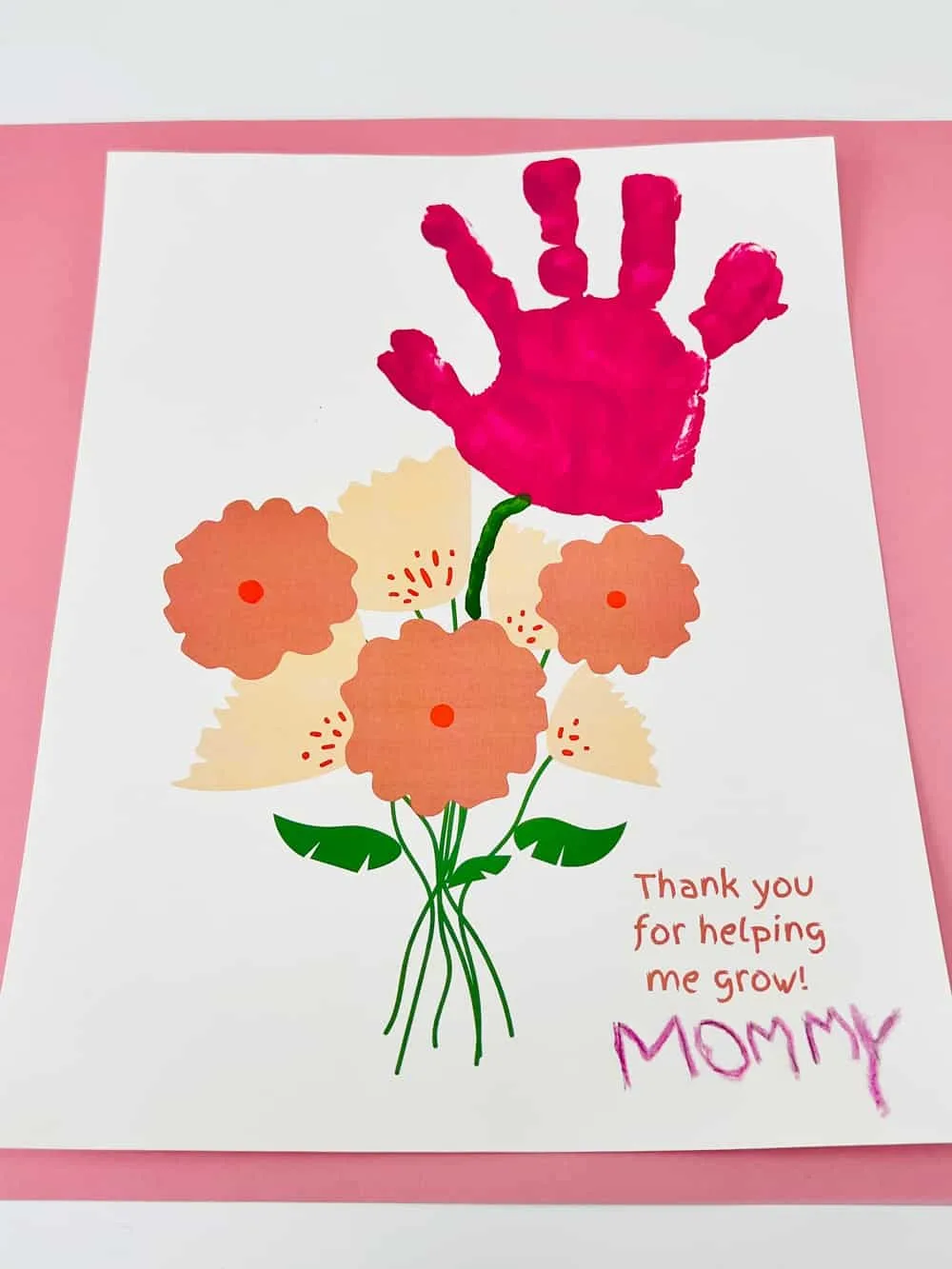 Mother's Day Handprint Art