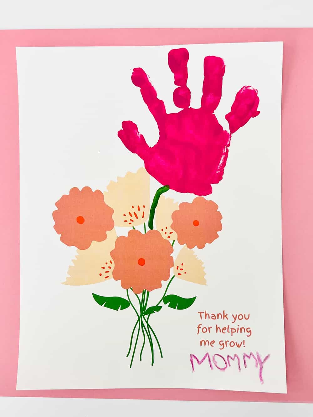 Mother's Day Handprint Art