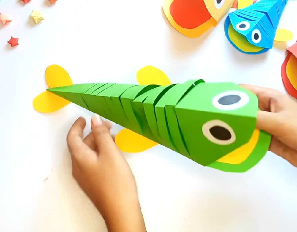 Moving Paper Fish Craft