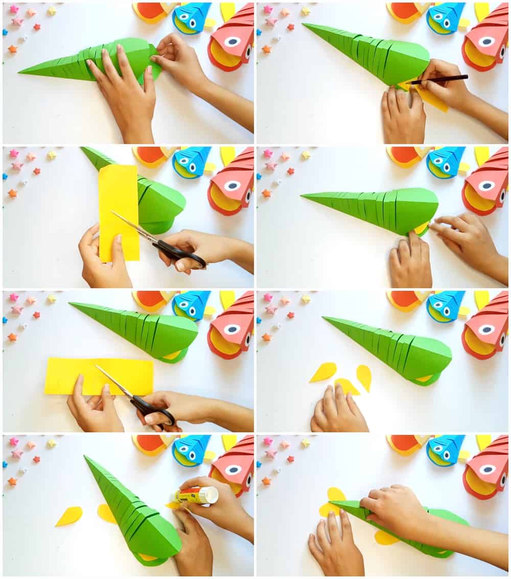 Moving Paper Fish Craft