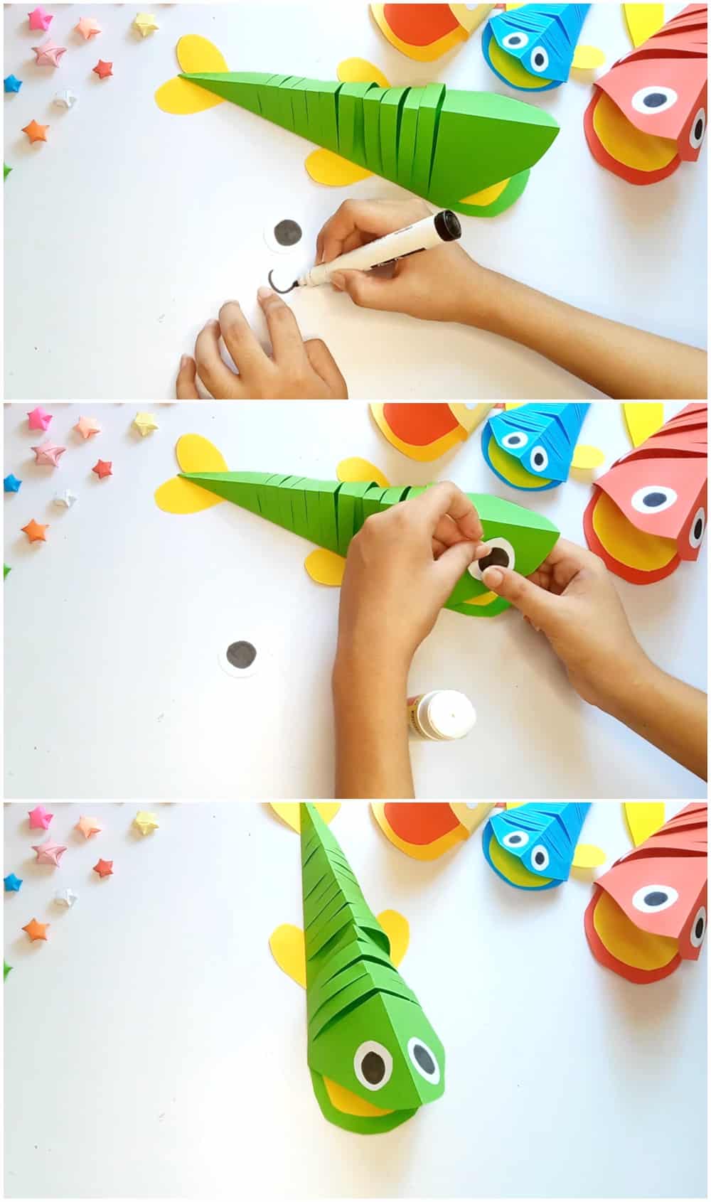 Moving Paper Fish Craft