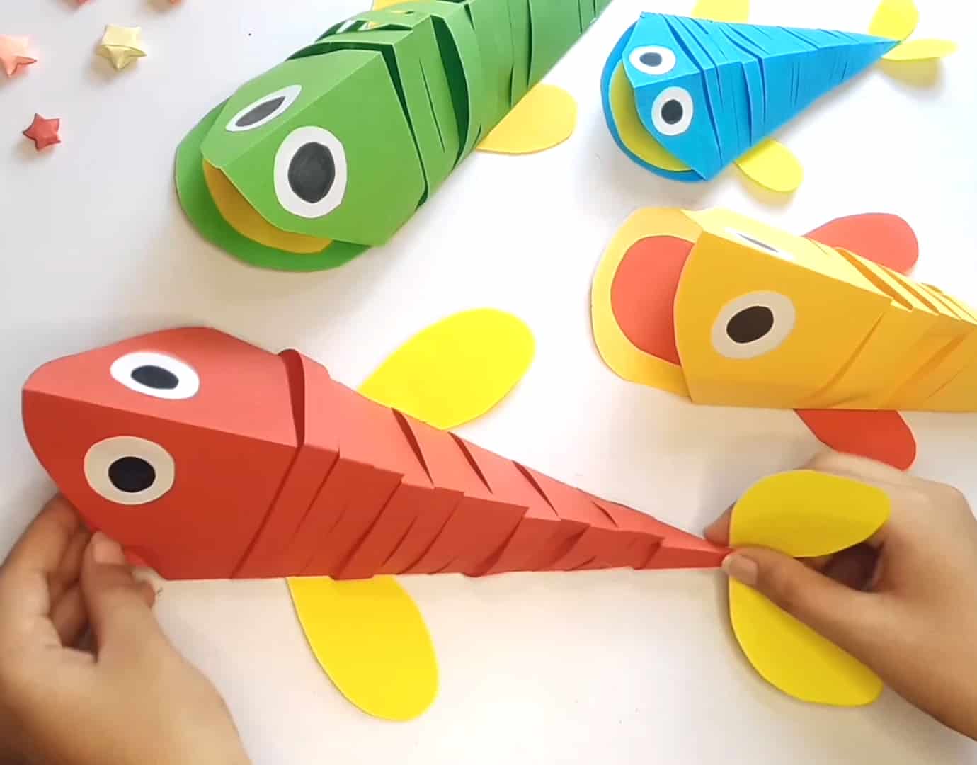 Moving Paper Fish Craft