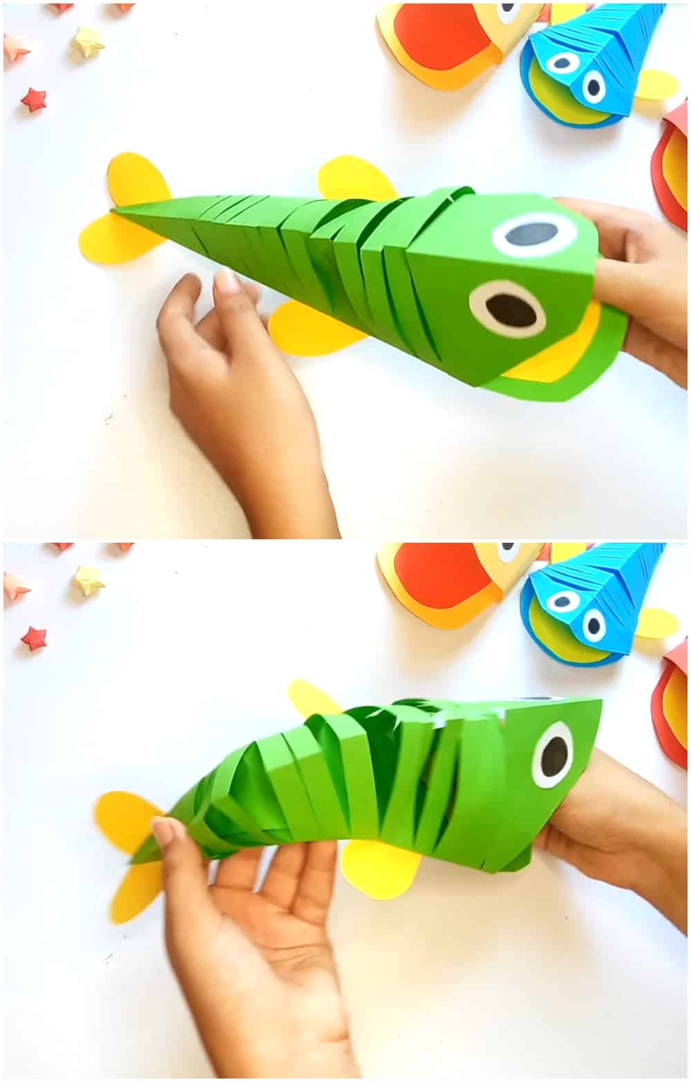 Moving Paper Fish Craft