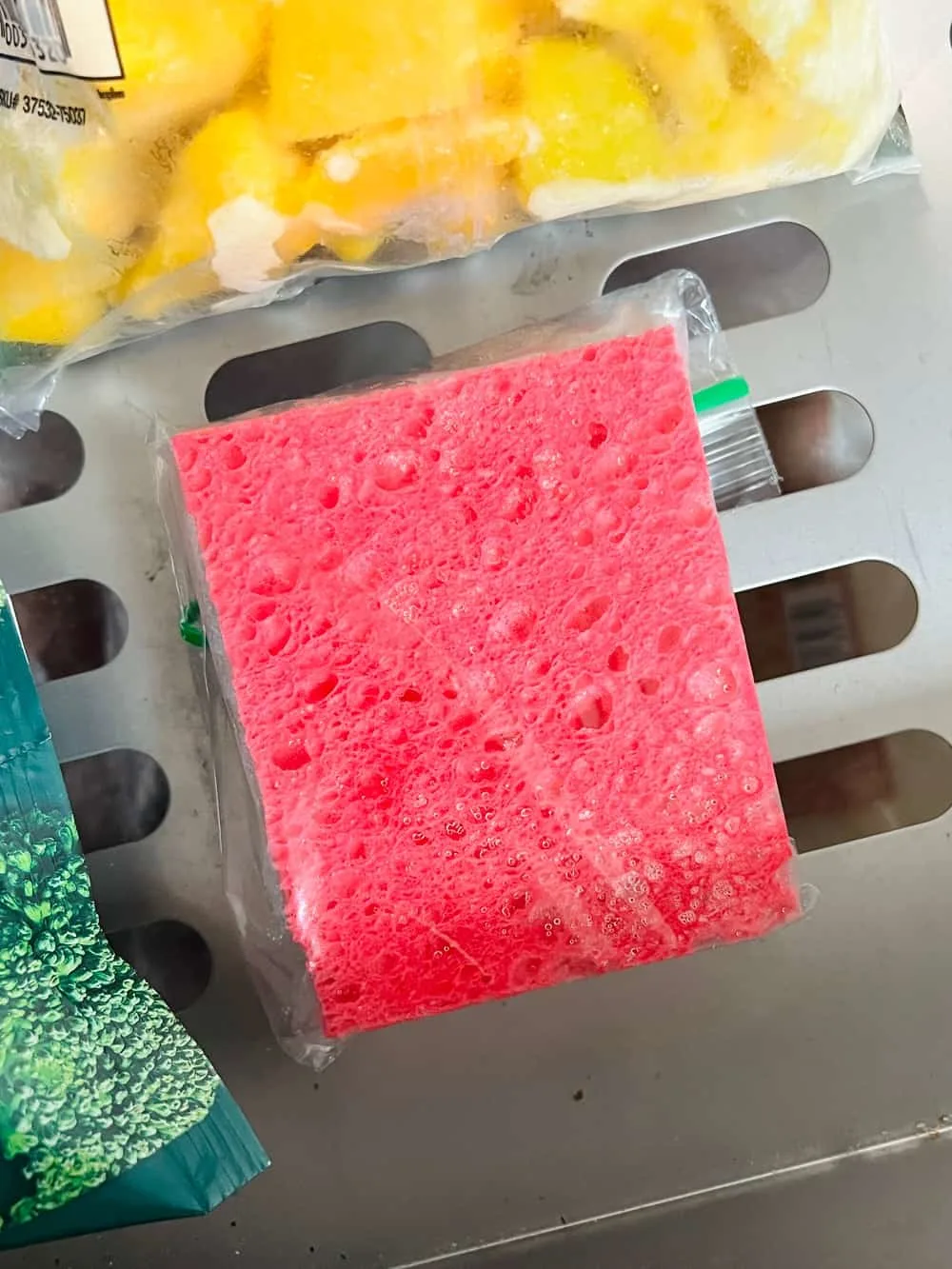 sponge ice pack hack
