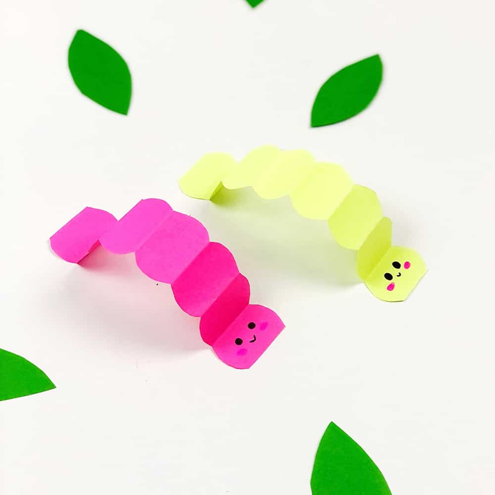Moving Paper Caterpillar Craft