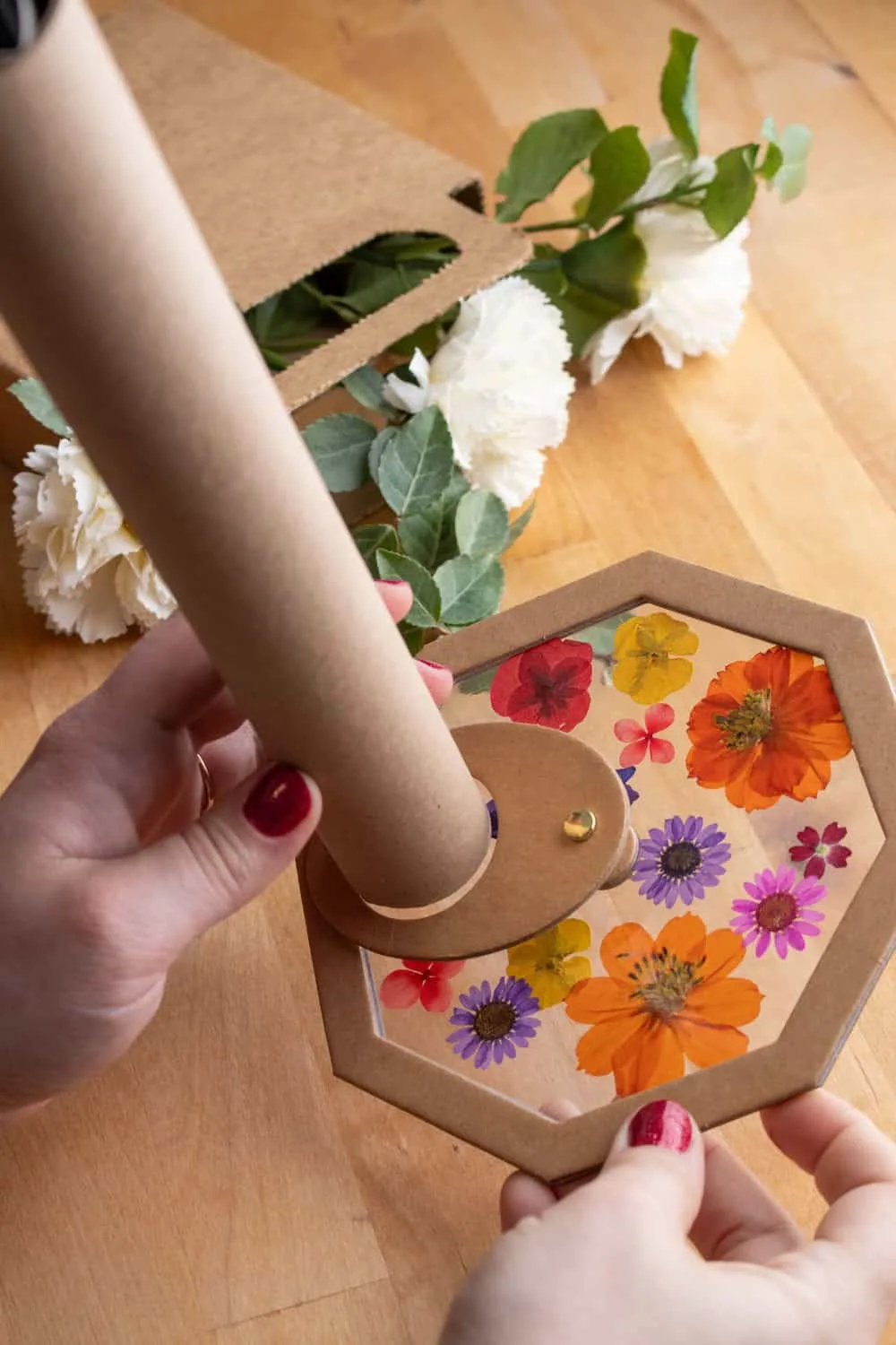 nature kaleidoscope craft 