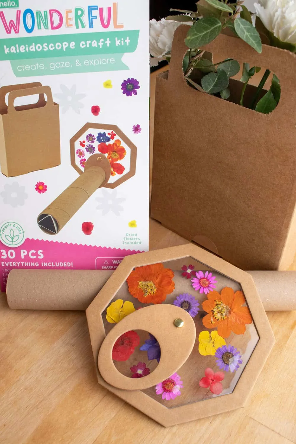 nature kaleidoscope craft 