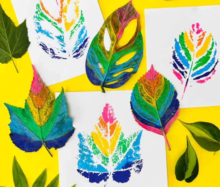 Painted Leaf Art How to Paint Leaves