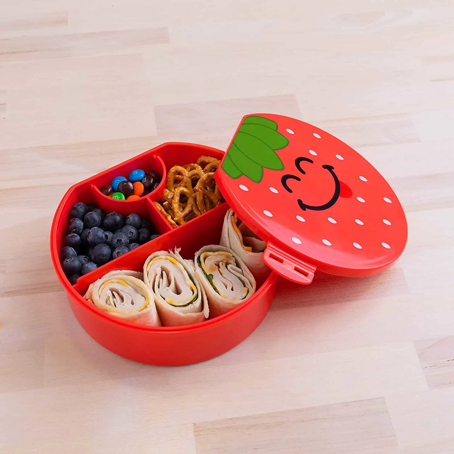 Keepin' Fresh Stainless Steel Divided Bento Snack Box with Lid for Kids and  Toddlers - BPA Free, 11 oz.