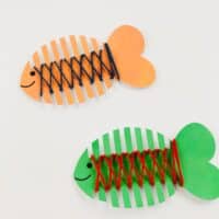Fish Threading Activities Fish Threading Activity - Preschool Fine Motor Skills