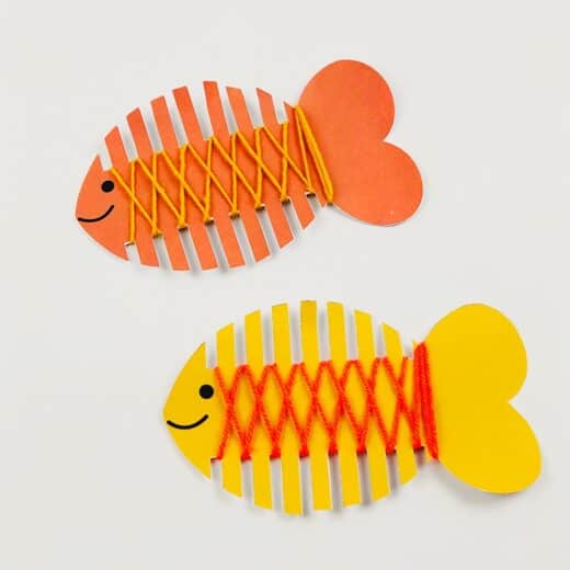 Fish Threading Activities Fish Threading Activity - Preschool Fine Motor Skills