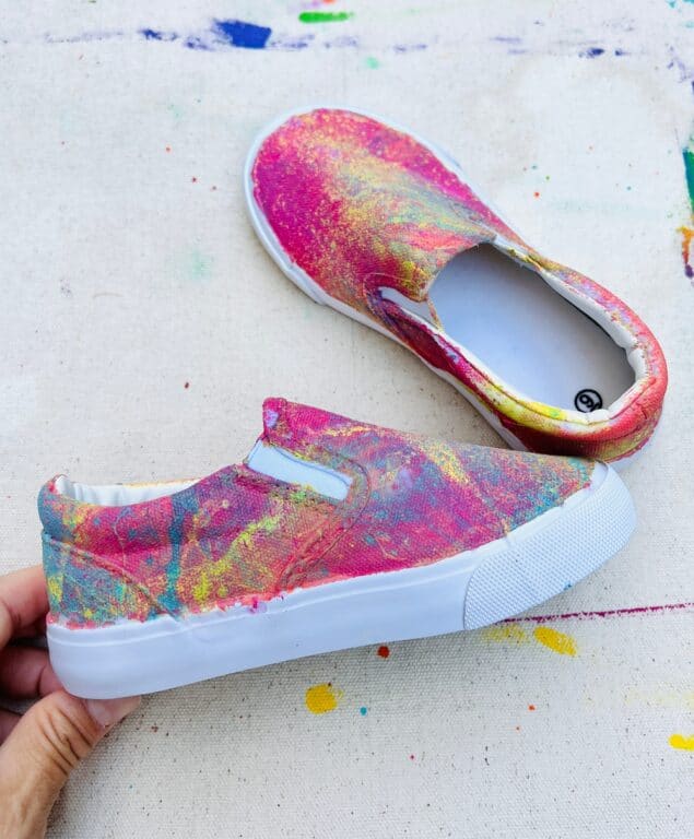 How to Hydro Dip Shoes Easy Tutorial