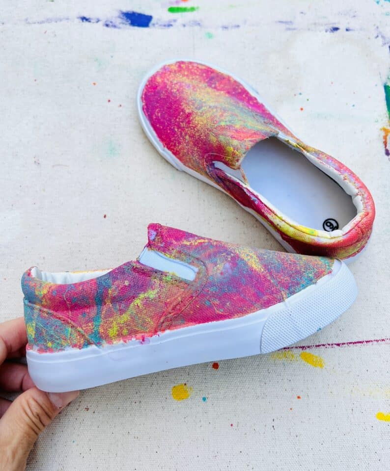 How to Hydro Dip Shoes Easy Tutorial