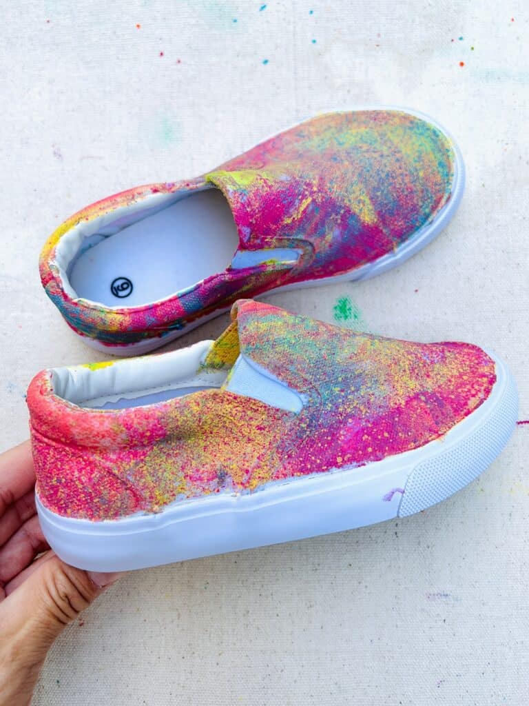 How to Hydro Dip Shoes Easy Tutorial