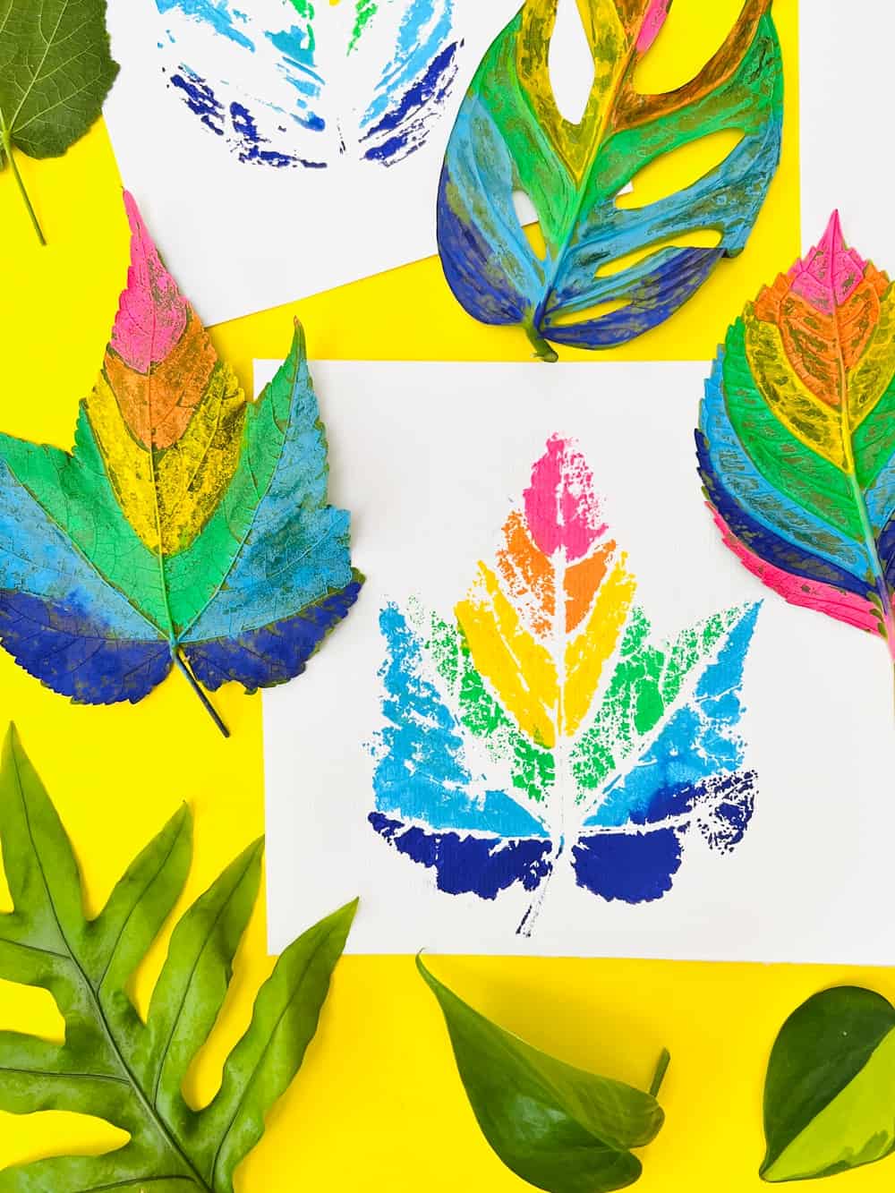 Painted Leaf Art 