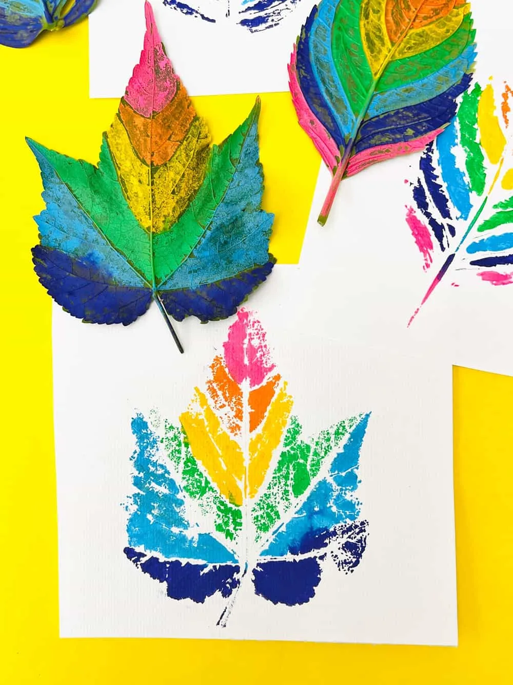 Painted Leaf Art 